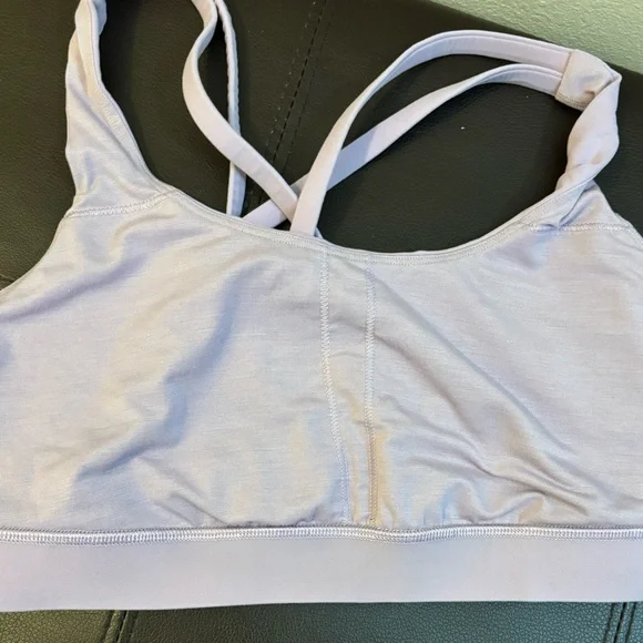 Lululemon Energy Bra - Soul Cycle Logo - Lilac - Size 8 - Picture 4 of 7